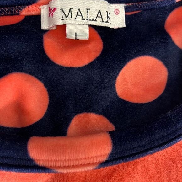 Malak Women's 3/4 Sleeves Printed Logo Casual T-Shirt Orange Size L - Picture 4 of 4